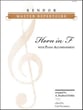 Kendor Master Repertoire Horn in F cover